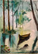 Landscape 1 (ART-585-101396) - Handpainted Art Painting - 8 in X 12in