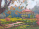 The Band Stand (ART-15227-104266) - Handpainted Art Painting - 24in X 18in