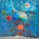 Meeting Time (ART-15372-101492) - Handpainted Art Painting - 36 in X 36in