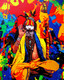 Sanatan Culture 4 (ART-15359-101419) - Handpainted Art Painting - 48 in X 60in