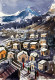 Village At Minus One (ART-8987-101695) - Handpainted Art Painting - 8 in X 11in