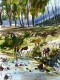 Cows (ART-8987-101673) - Handpainted Art Painting - 8 in X 11in