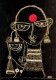 Bindi (ART-5978-101824) - Handpainted Art Painting - 9 in X 12in