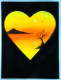 Lovely Sunrise With Heart Exposure (ART-15460-101928) - Handpainted Art Painting - 6 in X 8in