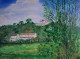 Wayanad Village (ART-15074-101925) - Handpainted Art Painting - 16 in X 14in