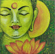 Budhha (ART-15335-102037) - Handpainted Art Painting - 4in X 4in