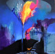 Re-start (ART-15533-102005) - Handpainted Art Painting - 24in X 24in
