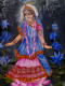 Vrajeshwari Shri Radha (ART-15541-102091) - Handpainted Art Painting - 11in X 16in