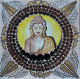 Buddha3 (ART-15335-102178) - Handpainted Art Painting - 4in X 4in