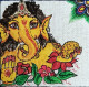 Ganesha (ART-15335-102179) - Handpainted Art Painting - 4in X 4in