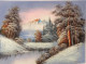 Original Garden Art / 17" X 13" (ART-15583-102348) - Handpainted Art Painting - 17in X 13in