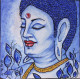 Buddha4 (ART-15335-102362) - Handpainted Art Painting - 4in X 4in