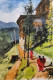 Monk (ART-7901-102723) - Handpainted Art Painting - 8in X 11in