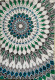 Circular Bliss Peacock Theme Mandala (ART-15669-102830) - Handpainted Art Painting - 16in X 11in