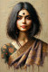 Reflections Of Archana: A Self-Portrait Journey (PRT-15697-103000) - Canvas Art Print - 24in X 36in