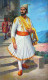 Shivaji Maharaj Descending From Sihagad (PRT-15659-103060) - Canvas Art Print - 14in X 24in