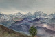 Mountain Range (ART-8841-103066) - Handpainted Art Painting - 11in X 8in
