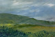 Sky And Mountain (ART-8841-103067) - Handpainted Art Painting - 15in X 11in