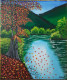 Nature (ART-15683-103179) - Handpainted Art Painting - 10in X 12in