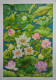 Seven Lotus (ART-15803-103395) - Handpainted Art Painting - 14in X 21in