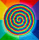 Swirl Of Life (ART-15599-103443) - Handpainted Art Painting - 36in X 36in