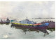 The Ship (ART-15822-103454) - Handpainted Art Painting - 16in X 12in