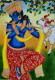 Sri Krishna (ART-8606-103745) - Handpainted Art Painting - 8in X 12in