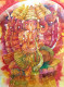 Panchamukhi Ganesha (ART-8538-103765) - Handpainted Art Painting - 22in X 30in