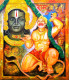 Ram Lalla Ke Hanuman (ART-82-103767) - Handpainted Art Painting - 36in X 42in