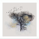 Abstract Minimalist Painting 8 - Framed Canvas Art Print - 20in x 20in