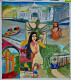 KOLKATA- City Of Joy (ART-15937-104124) - Handpainted Art Painting - 20in X 23in