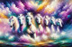 Chariot Of The Sun: Seven Steeds (PRT-15697-104231) - Canvas Art Print - 42in X 28in