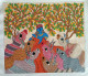 Evenings Of Krishna (ART-254-104286) - Handpainted Art Painting - 18in X 20in
