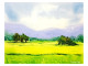 Beautiful Watercolor Landscape On Scenery Painting (ART-15041-104487) - Handpainted Art Painting - 11in X 13in