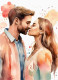 Romance 10 (PRT-8991-104600) - Canvas Art Print - 43in X 60in