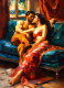 Romance 4 (PRT-8991-104652) - Canvas Art Print - 43in X 60in