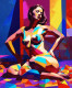 Modern Woman 20 (PRT-8991-104557) - Canvas Art Print - 49in X 60in