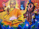 Devotion Of Buddha 16 (ART-82-104859) - Handpainted Art Painting - 48in X 36in