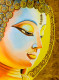 Buddha (ART-15908-104856) - Handpainted Art Painting - 18in X 24in
