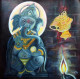 LORD GANESHA (ART-15971-104861) - Handpainted Art Painting - 13in X 13in