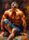 Hunk 2 (PRT-8991-104940) - Canvas Art Print - 43in X 60in