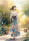 Waiting Girl 2 (PRT-8991-104927) - Canvas Art Print - 43in X 60in