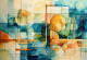 Faint Abstract (PRT-8991-104922) - Canvas Art Print - 60in X 41in