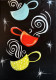 COFFEE LOVERS (ART-16062-104987) - Handpainted Art Painting - 12in X 16in