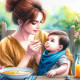 Mother's Love 16 (PRT-8991-105149) - Canvas Art Print - 60in X 60in