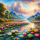 Lotus (PRT-8991-105388) - Canvas Art Print - 60in X 60in