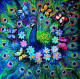 Combination Of Beauty (ART-1088-105357) - Handpainted Art Painting - 24in X 24in