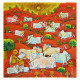 Cow And Bools (ART-16050-105437) - Handpainted Art Painting - 30in X 30in