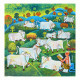 Cow And Bools (ART-16050-105435) - Handpainted Art Painting - 30in X 30in