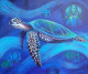 Turtle (ART-15181-105417) - Handpainted Art Painting - 36in X 30in